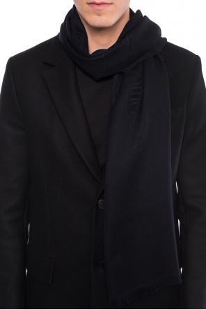 Scarf with an embroidered logo, zdjęcie 2 Scarf with an embroidered logo od Emporio Armani